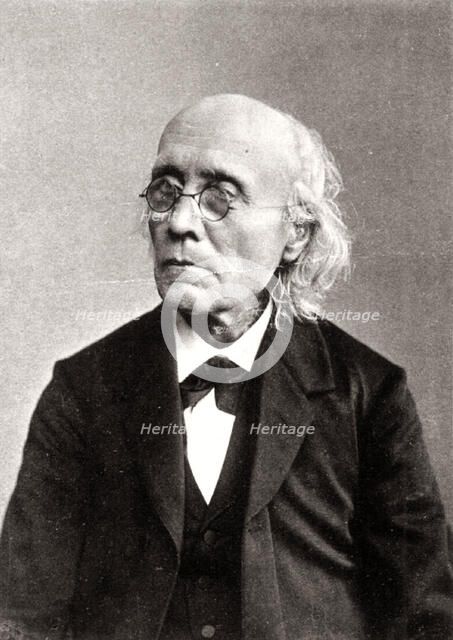 Gustav Theodor Fechner, German experimental psychologist, c1883-c1884. Artist: Unknown