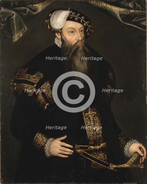 Gustav Vasa (1496-1560), King of Sweden, married to 1. Katarina of Saxe-Lauenburg..., 17th century. Creator: Cornelius Arendtson.