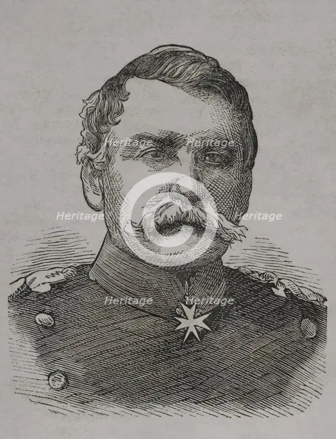 Gustav von Alvensleben (1803-1881), Prussian general, 1870.  Creator: Unknown.