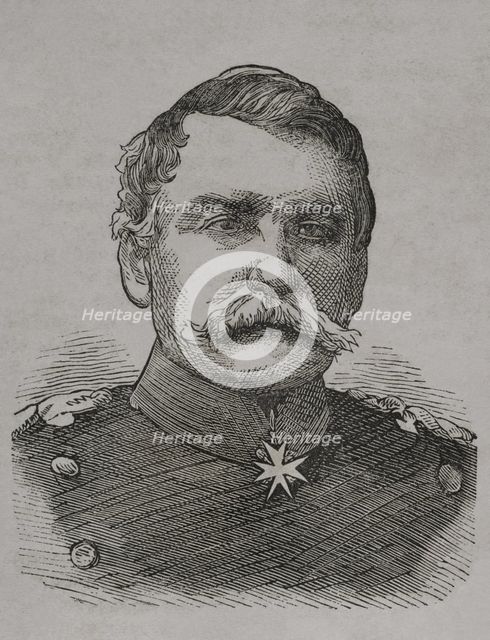 Gustav von Alvensleben (1803-1881), Prussian general, 1870.  Creator: Unknown.