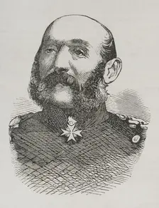 Gustav von Manstein (Albert Ehrenreich Gustav von Manstein) (1805-1877), Prussian general, 1870. Creator: Unknown