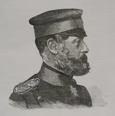 Gustav von Stiehle (Friedrich Wilhelm Gustav Stiehle) (1823-1899), Prussian infantry general, 1870. Creator: Unknown
