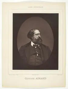 Gustave Aimard, c. 1876. Creator: Etienne Carjat