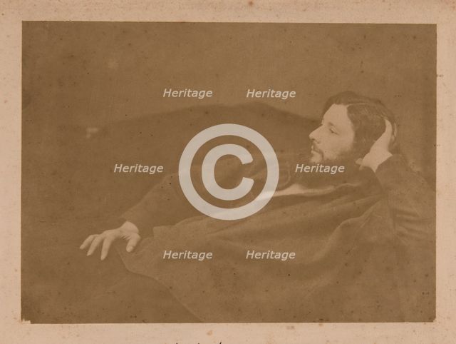 Gustave Courbet, ca 1865. Creator: Anonymous.