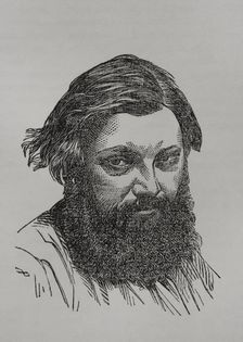Gustave Courbet (Jean Désiré Gustave Courbet) (1819-1877), French painter, 1871. Creator: Unknown