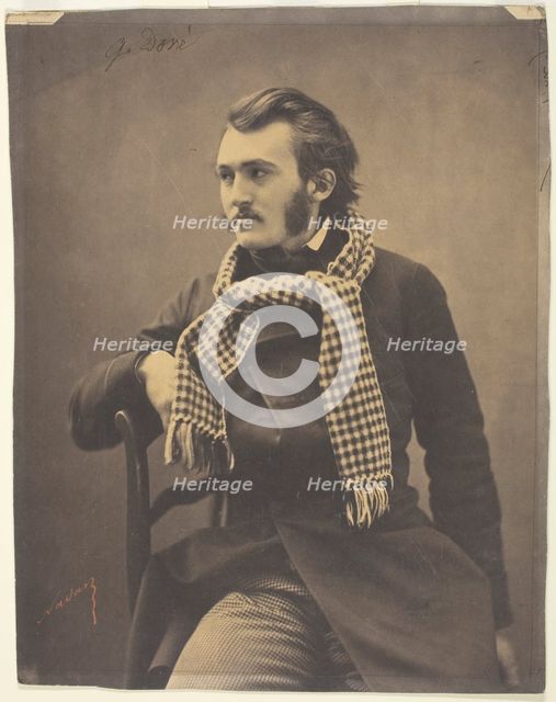 Gustave Doré, 1856/58. Creator: Nadar.