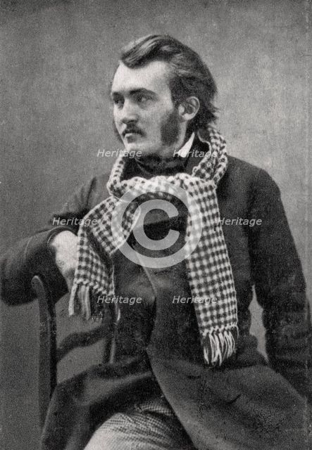 Gustave Dore, French artist, engraver and illustrator, 1863. Artist: Unknown