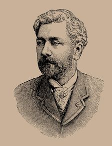Gustave Eiffel (1832-1923), 1891. Creator: Figuier, Louis (1819-1894)