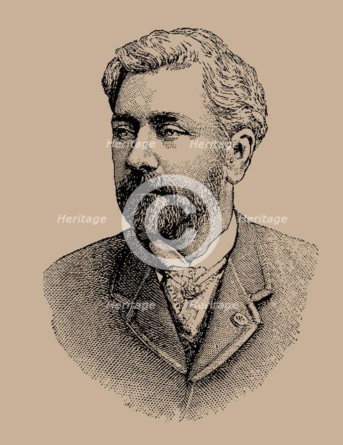 Gustave Eiffel (1832-1923), 1891. Creator: Figuier, Louis (1819-1894).