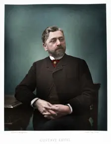 Gustave Eiffel, French engineer, 1880. Artist: Eugene Pirou