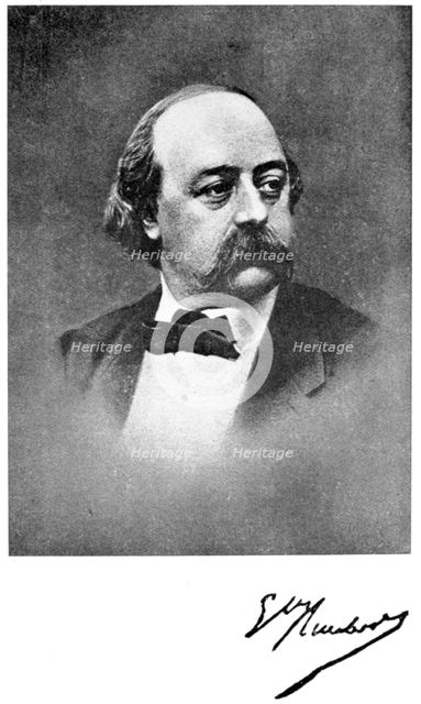 Gustave Flaubert, French novelist, 19th century. Artist: Unknown