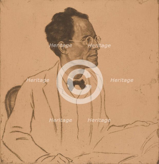 Gustave Mahler, 20th century. Creator: Ferdinand Michl.