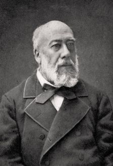 Gustave Nadaud, French songwriter, 1880