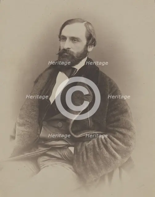 Gustave Naguet, publiciste, 1855-1859. Creator: Nadar.