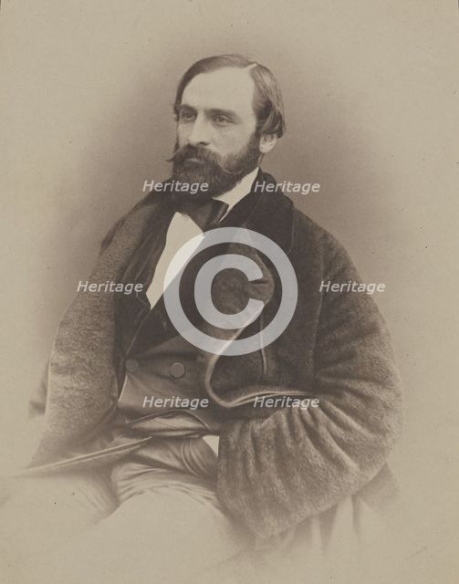 Gustave Naguet, publiciste, 1855-1859. Creator: Nadar.
