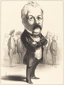 Gustave Sautayra, 1849. Creator: Honore Daumier