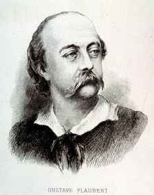 Gustavo Flaubert (1821-1880), Frencnh novelist born in Ruan