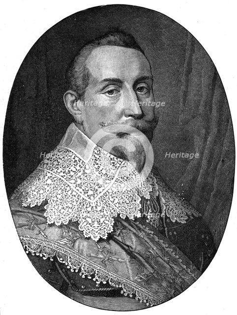 Gustavus Adolphus, 17th century King of Sweden, c1880.  Creator: Unknown.