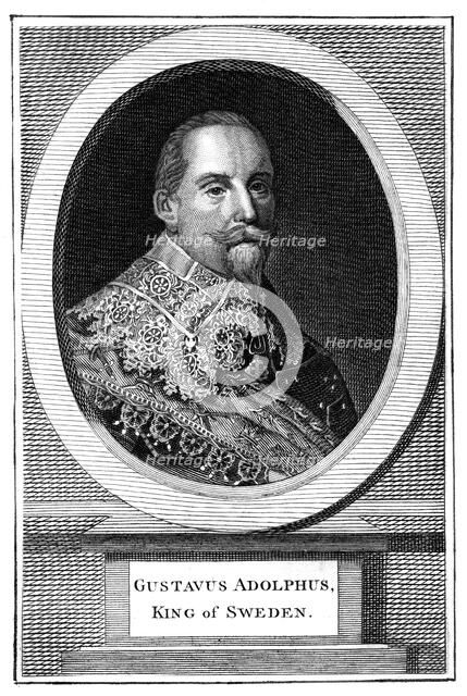 Gustavus Adolphus, King of Sweden. Artist: Unknown