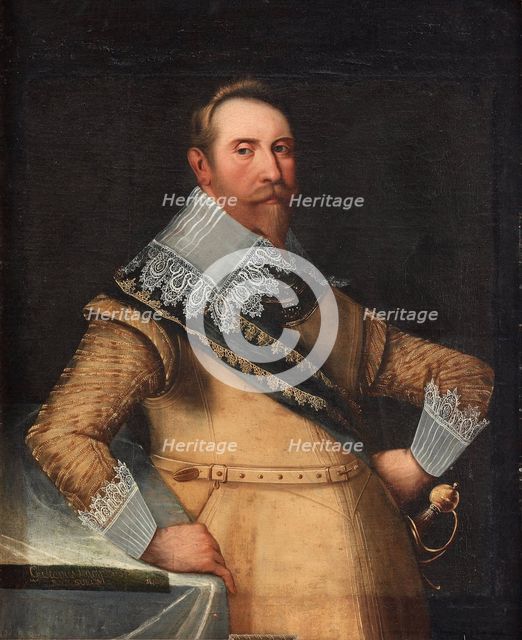 Gustavus Adolphus of Sweden, 1625. Artist: Arendtz, Cornelius (1590-1655)