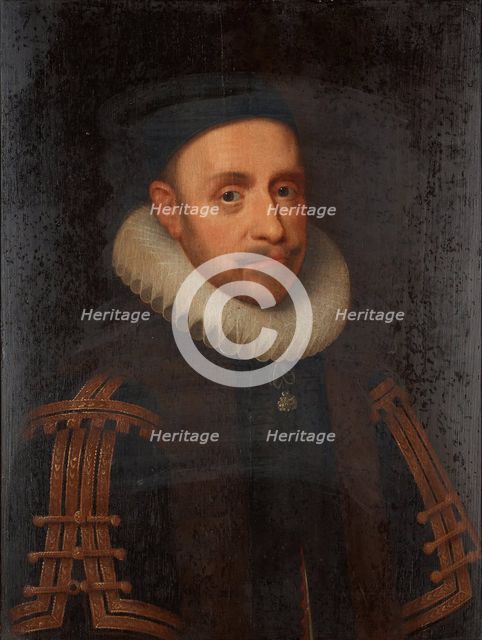 Gustavus Adolphus of Sweden. Artist: Hoefnagel, Jacob (1575-c. 1630)