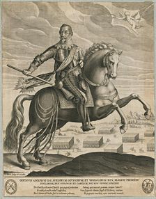 Gustavus Adolphus of Sweden. Artist: Kilian, Lucas (1579-1637)