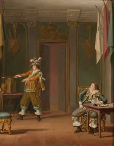 Gustaf Mauritz Armfelt and Carl Adam Wrangel of Adinal, c18th century. Creator: Per Hillestrom
