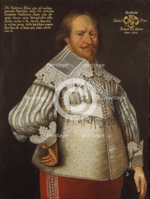 Gustaf Christerson Horn of Åminne, 1601-1639, 1640. Creator: Jacob Heinrich Elbfas.