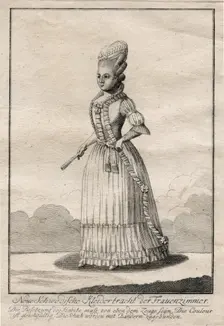 Gustaf III's national costume, 1780. Creator: Unknown