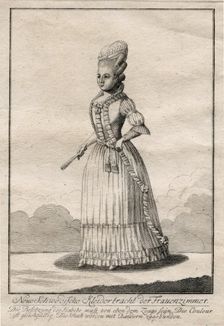 Gustaf III's national costume, 1780. Creator: Unknown