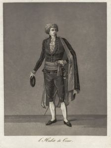 Gustaf III's national costume/Swedish costume, 1780s. Creator: Johan Abraham Aleander