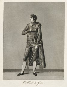 Gustaf III's national costume/Swedish costume, 1780s. Creator: Johan Abraham Aleander