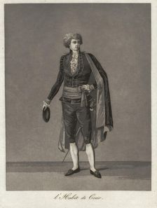 Gustaf III's national costume/Swedish costume, 1780s. Creator: Johan Abraham Aleander