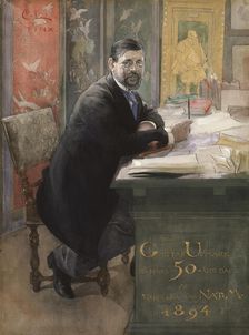 Gustaf Upmark, director of the Nationalmuseum, 1894. Creator: Carl Larsson