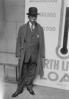 G.W. Wickersham, 1918. Creator: Bain News Service