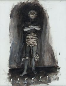 Gwynplaine. The man who laughs, c1886. Creator: Georges Antoine Rochegrosse