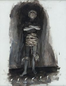 Gwynplaine. The man who laughs, c1886. Creator: Georges Antoine Rochegrosse