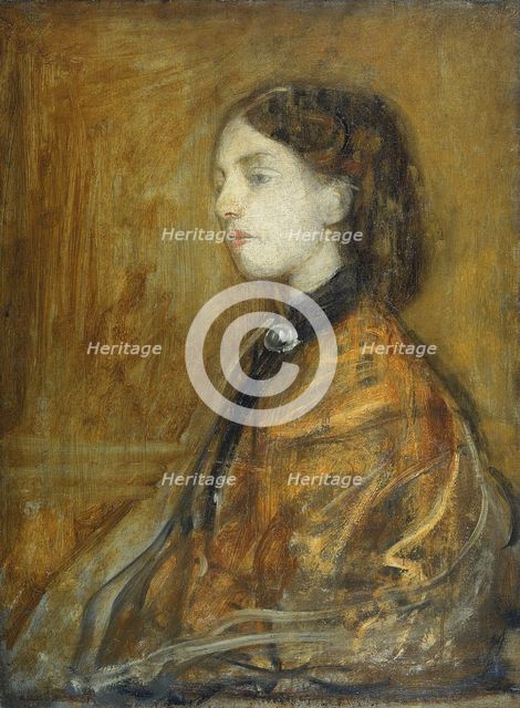 'Gwen John', (1876-1939), 1901. Creator: Ambrose McEvoy.