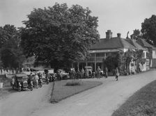 GWK cars at a demonstration event at Frensham Pond Hotel, Surrey, 1922. Artist: Bill Brunell