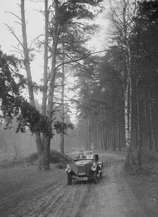 GWK taking part in the JCC General Efficiency Trial, Oxshott Woods, Surrey, 1923. Artist: Bill Brunell