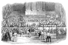 Gymnastic meeting of the Edinburgh Schools, 1864. Creator: Unknown