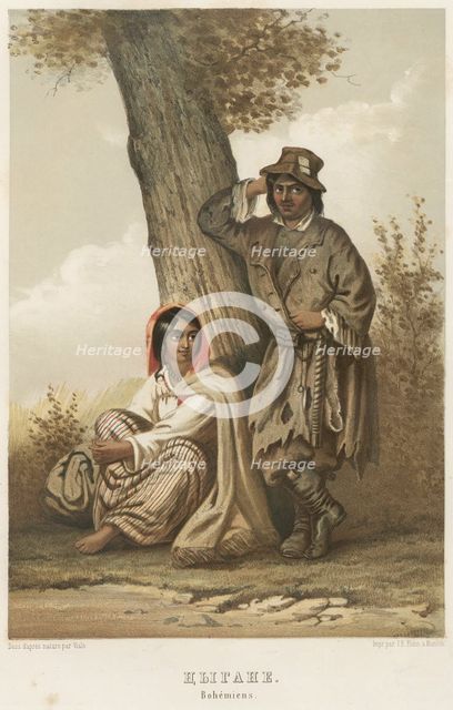 Gypsies, 1862. Creator: Karl Fiale.