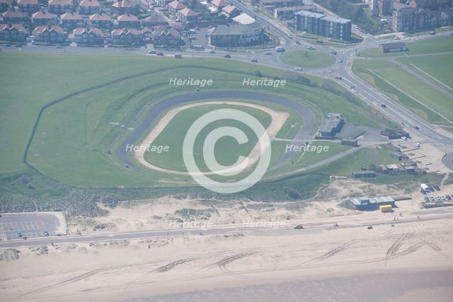 Gypsies Green Sports Ground velodrome and athletics track, South Shields, South Tyneside, 2016 Creator: Dave MacLeod.