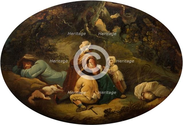 Gypsies In A Landscape, 1804. Creator: Moses Haughton.