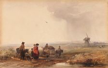 Gypsy Camp, Holland, 1800s. Creator: George Bryant Campion (British, 1795-1870)