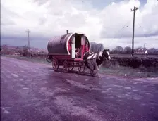 Gypsy caravan, Ireland, c1955. Creator: Arthur Charles Kirby Ware