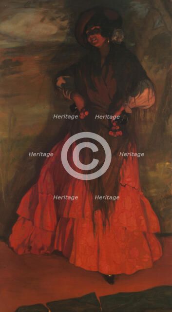 Gypsy. Creator: Zuloaga y Zabaleto, Ignacio (1870-1945).
