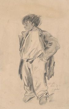 Gypsy boy, 1920. Creator: Stefan Fodor