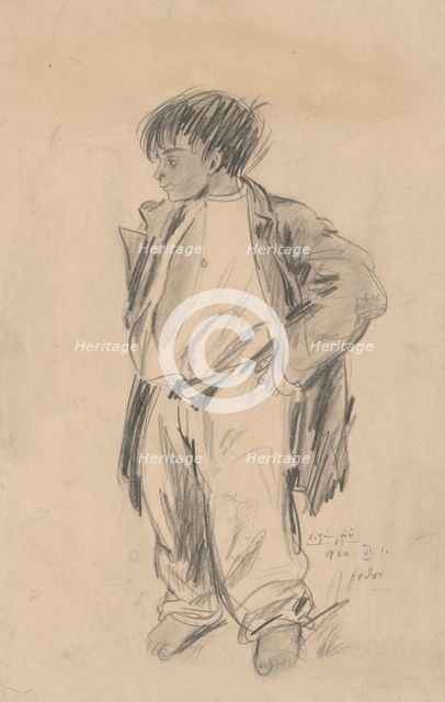 Gypsy boy, 1920. Creator: Stefan Fodor.
