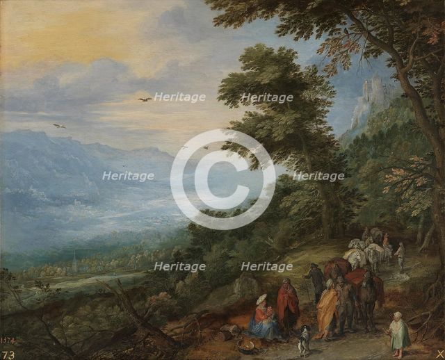 Gypsy Gathering in a Wood, 2nd half of 16th century. Creator: Jan Brueghel the Elder.